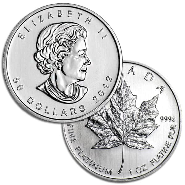 Canada 1 Oz Platinum Coin (Year Varies)